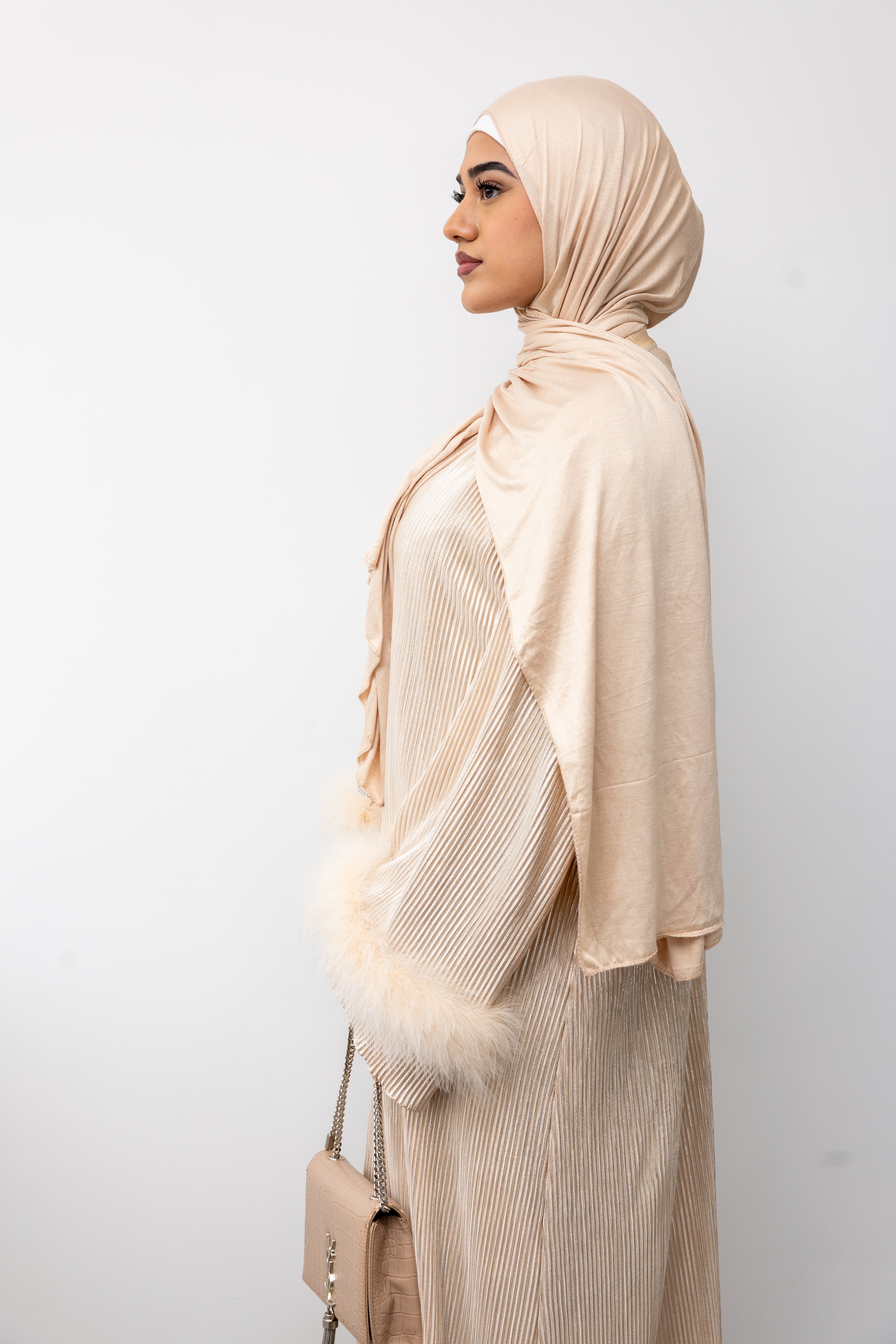 Ivory Abaya Set