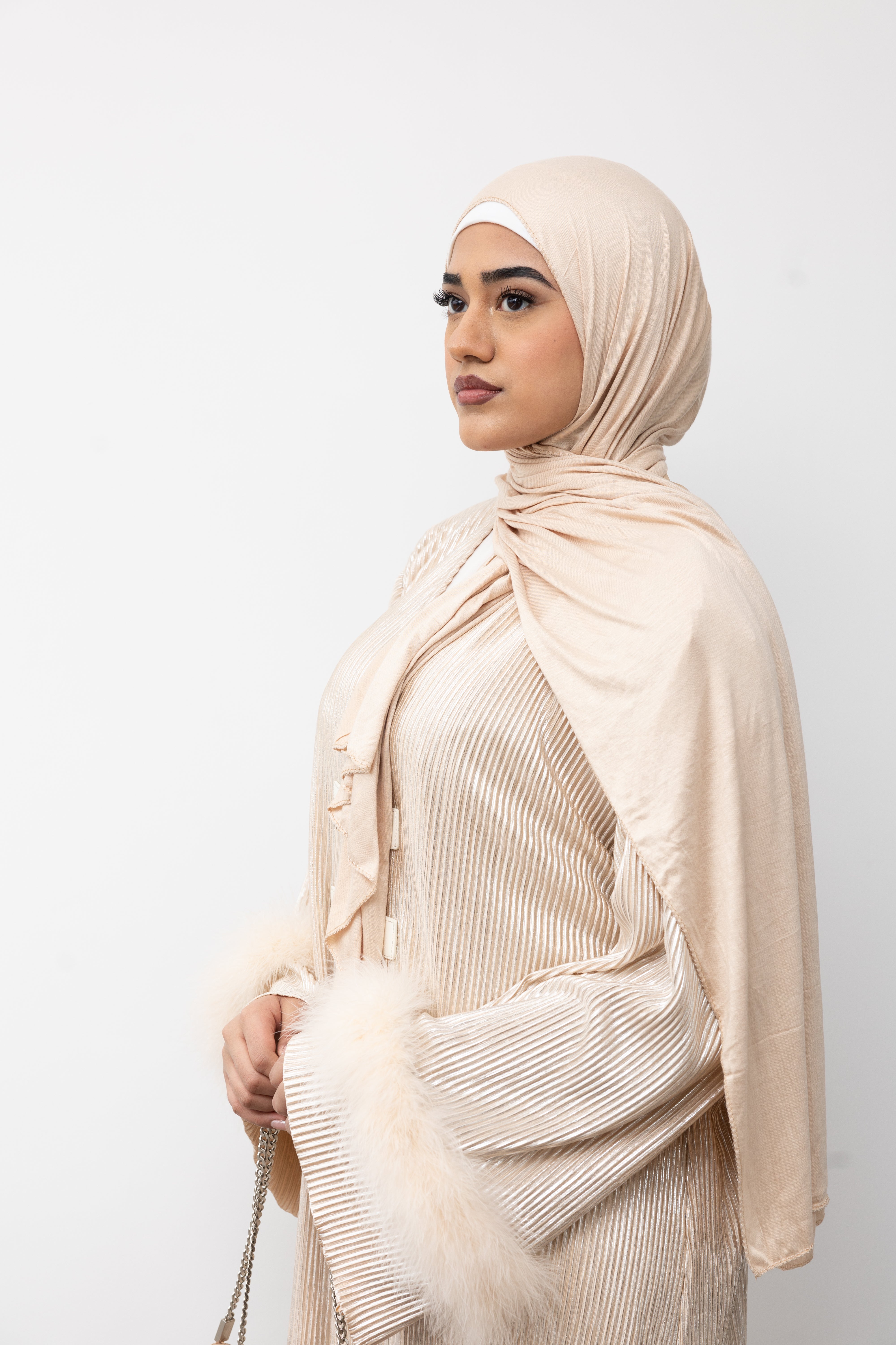 Ivory Abaya Set